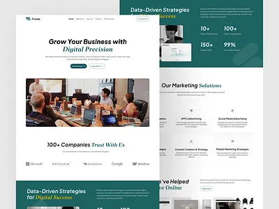 Proads - Digital Marketing clean cool design digitalmarketing graphic design landingpage marketing ui uiux ux web website