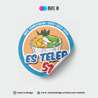 Sticker Design advertising brand identity branding desain stiker design graphic design illustration logo logos menu menu design sticker sticker design vector visual branding