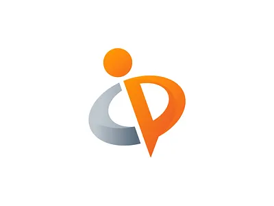 Modern letter CP Man logo brand identity branding connection cp logo education gradient hiring human letter cp logo logo logo design logo designer man logo pc logo people logo positive startup logo support symbol visual identity