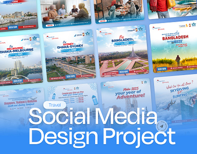 Social Media | Travel Agency | Advertising emrancitrok graphic design travel