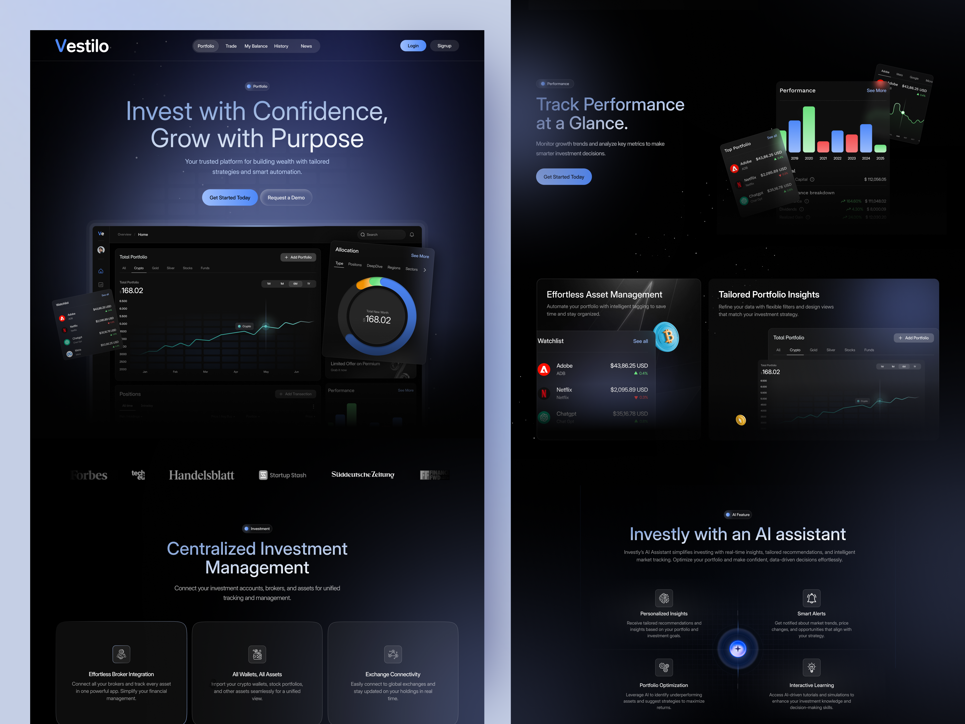 Example of Landing Page Design (1–2 Pages)