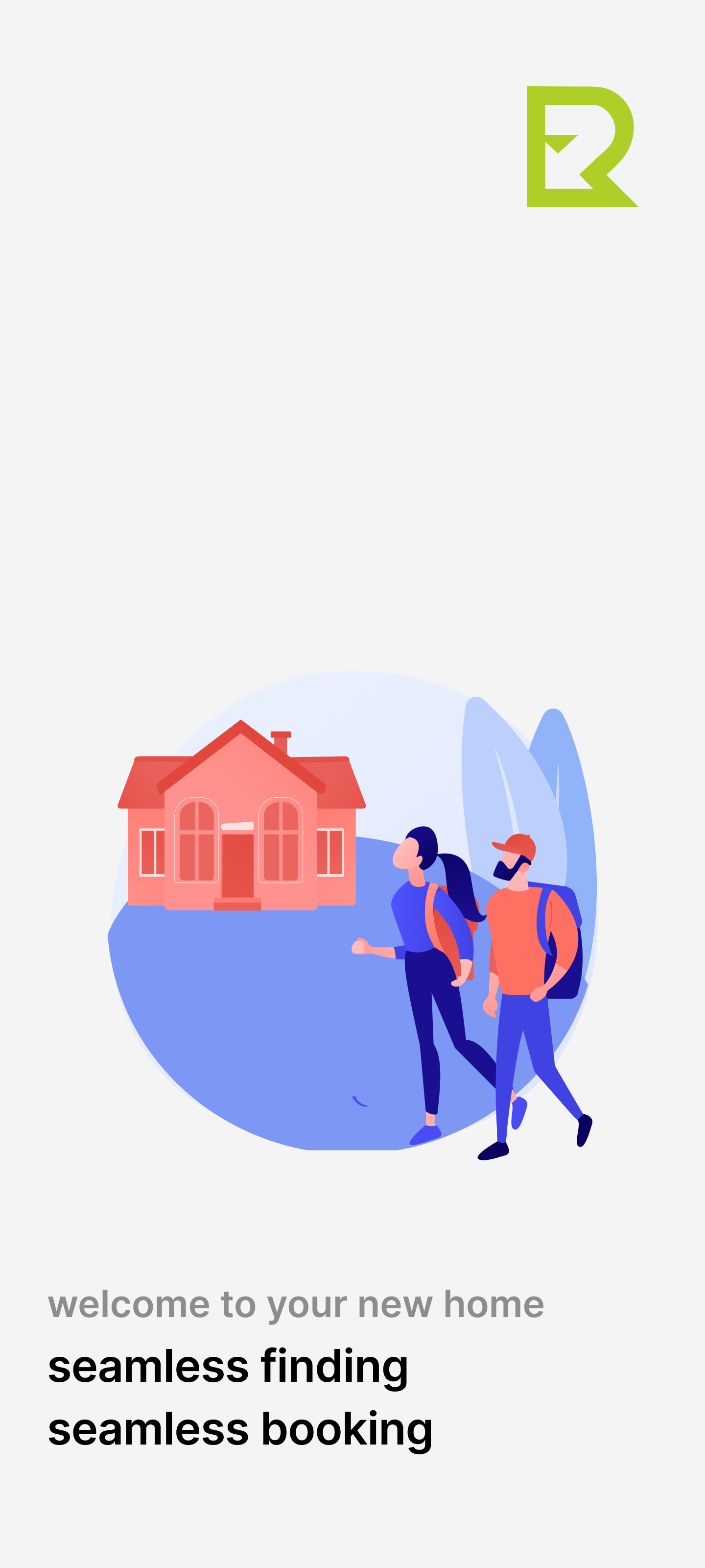 Rental App Onboarding, Login Screen and Home Screen auto detect otp microinteraction mobile app mobile app microinteraction mobile ui native ui otp screen rental app ui userflow ux