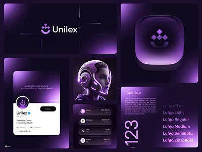 Crypto Branding Design for Unilex™ – Crypto Investment Platform ai fintech design blockchain branding crypto app uiux crypto branding crypto dashboard crypto exchange app crypto investment platform crypto landing page crypto saas design crypto trading interface crypto visual identity crypto wallet ui crypto web app design cryptocurrency logo defi platform design digital wallet design finance app ui fintech design modern fintech branding web3 design