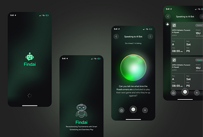 Ai Search App UI ai app appdesign appui glassmorphism graphic design modernui smartapp ui uidesign uiux voice