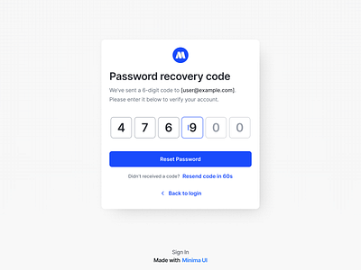 Reset Password password password recovery password reset reset ui ui design uiux user experience user interface ux web design
