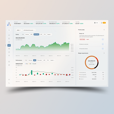 TradingTool Account Metrics animation branding design graphic design illustration logo motion graphics ui ux vector