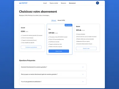 UI - Subscription Page interface minimalist page pricing ui user ineterface ux web webdesign webpage