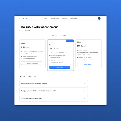 UI - Subscription Page interface minimalist page pricing ui user ineterface ux web webdesign webpage