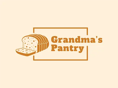 Logo Design for a Bakery Shop - Grandma's Pantry aesthetic bakery branding company custom logo design for sale grandmas pantry graphic design icon illustration logo logo design logotype marketing nostalgic pastry personalised logo ui vector