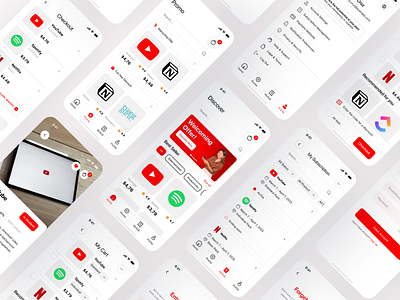 🎉 SubBuddy - Manage All Your Subscriptions in One Place! figma fintechapp mobileappdesign productdesign subscriptionmanager uiux uxdesign