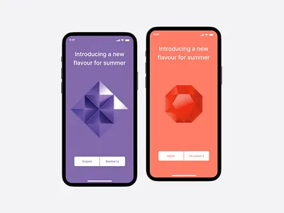 New Summer Flavour App design app design design figma interaction design mobile design product design ui uiux ux