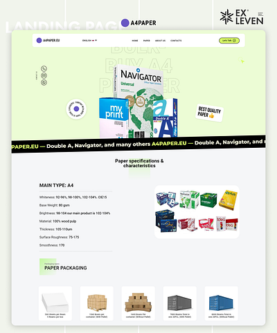 A4Paper - Landing Page for Local Services branding css design figma graphic design html illustration javascript local logo motion graphics programming service ui ux web development website