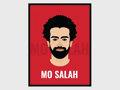 Mo Salah poster css drylikov html image mo salah poster sass scss web