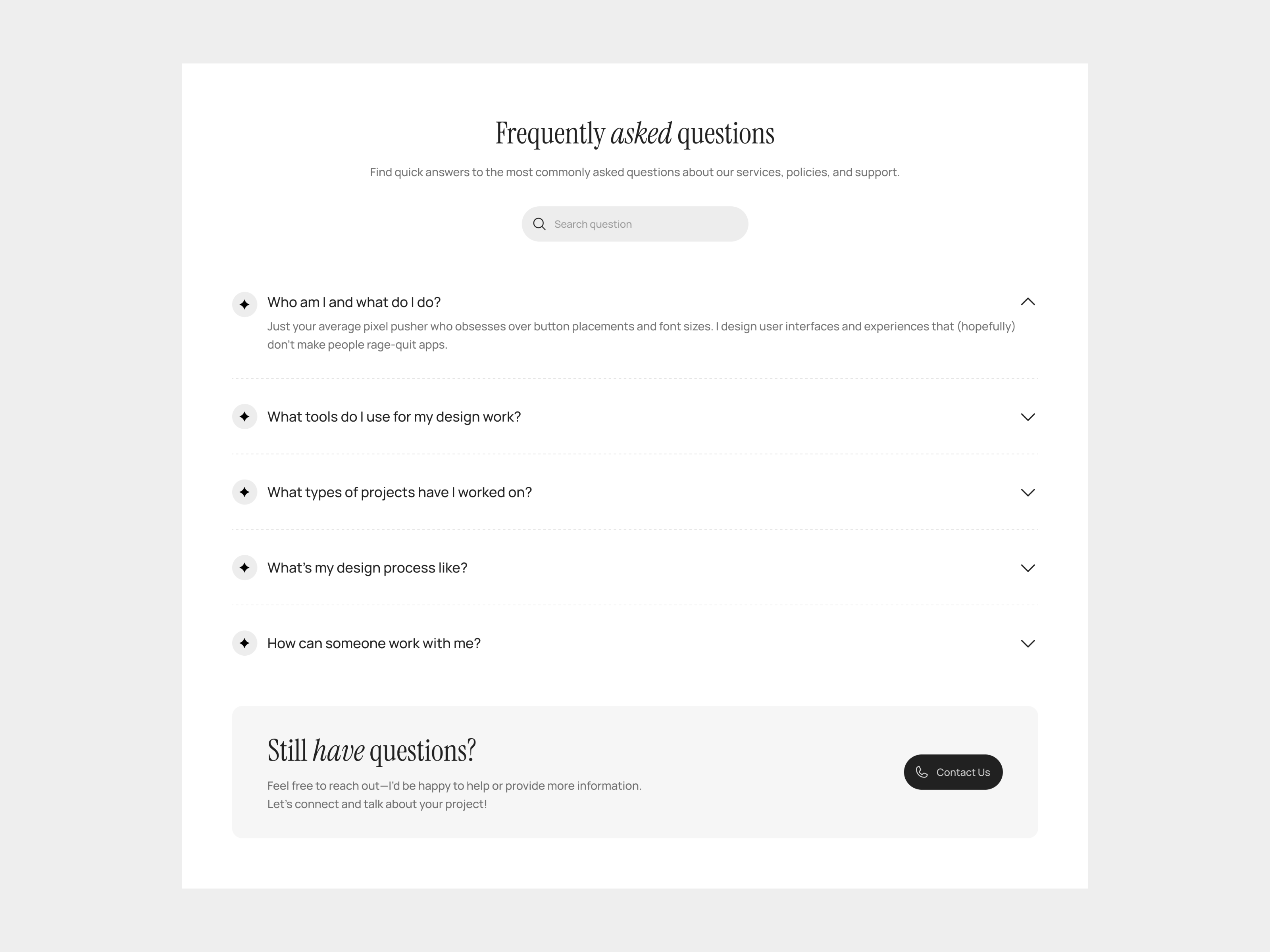 FAQs daily ui faqs mobile design uiux web design