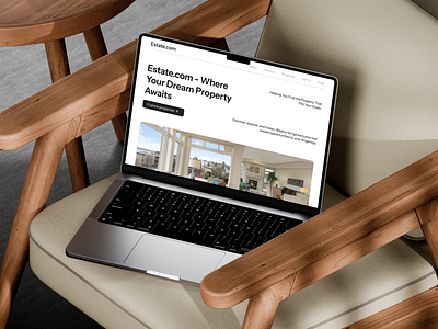 Daily UI 003 - Landing Page 003 3 branding daily 100 challenge daily ui daily ui 003 figma landing landing page real estate ui uiux ux website