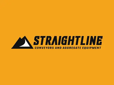 Straightline Logo Design aggregate aggregate logo blue collar blue collar logo construction construction logo conveyor conveyor logo industrial logo logo modern logo