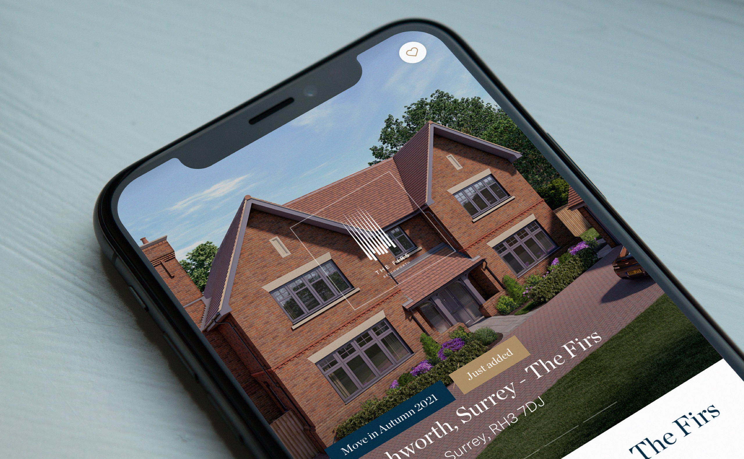 Example of Luxury Propery Development Branding + UX