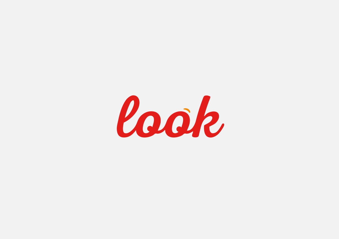 Look! branding graphic design logo