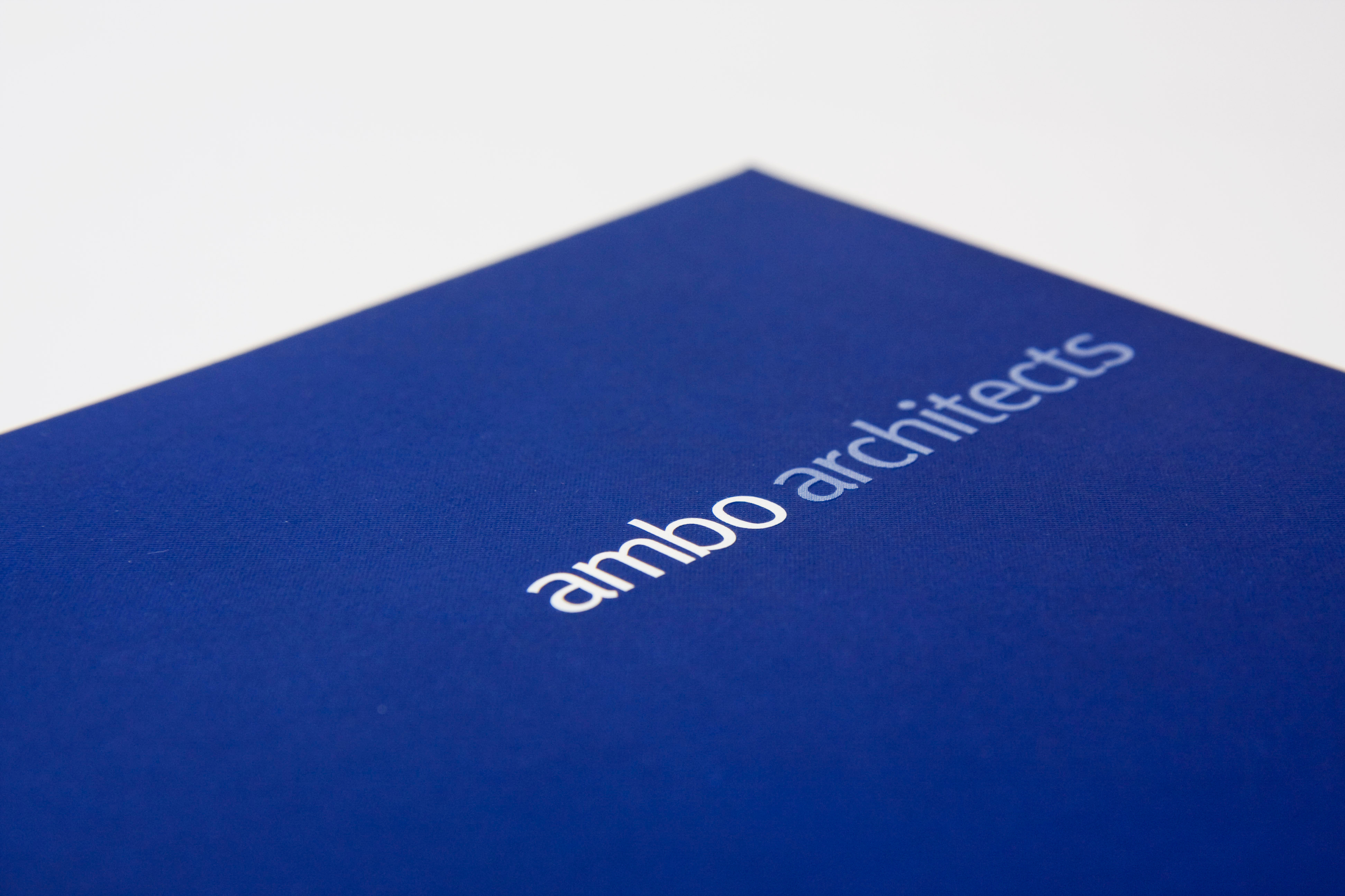 Ambo Architects branding brochure design graphic design