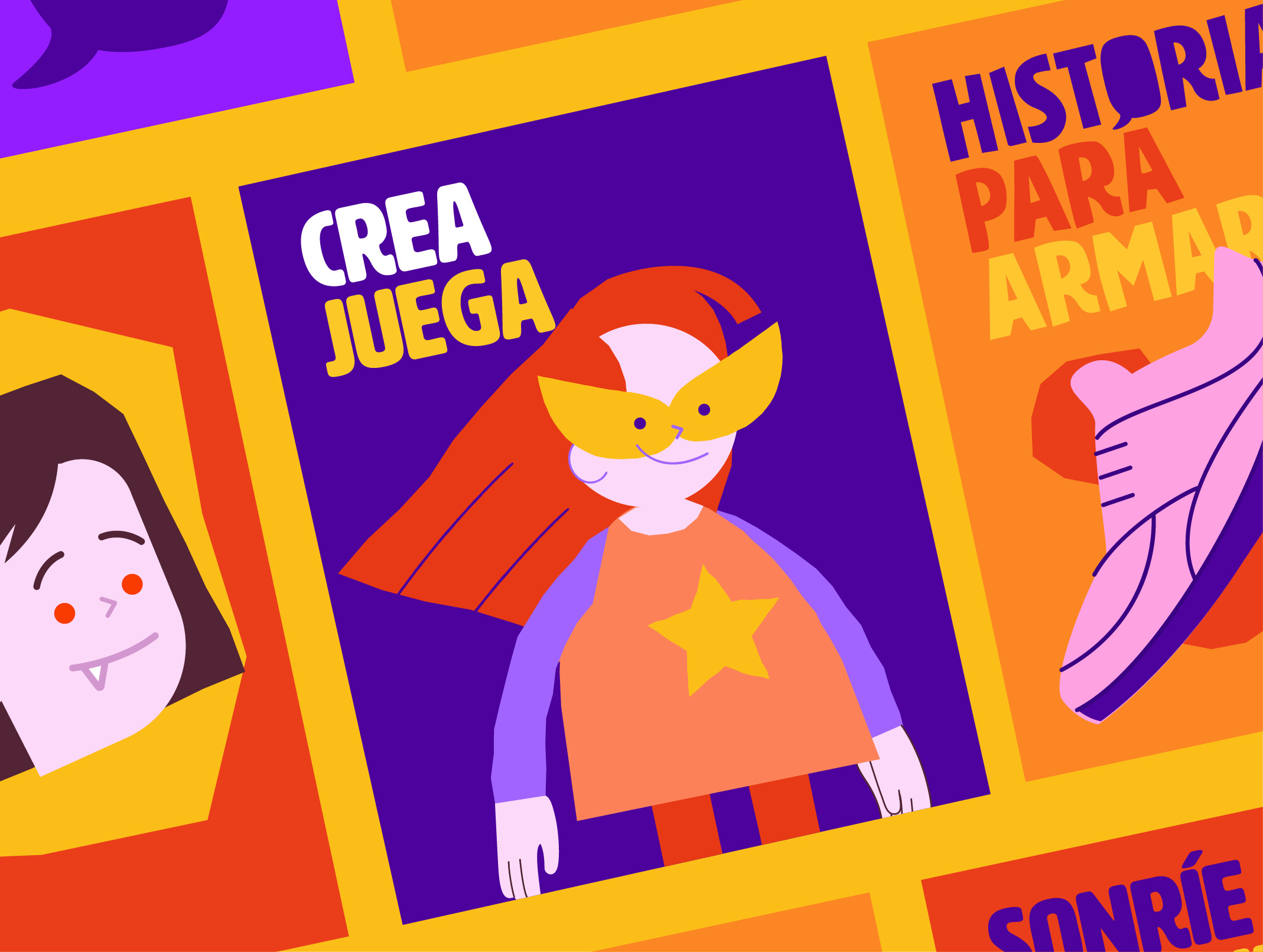 Historias para armar | DISNEY adventure animation character design chicosnet children cultural diversity design disney educational environments flat graphic graphic design illustration interactive platform motion graphics school school platform stories vector