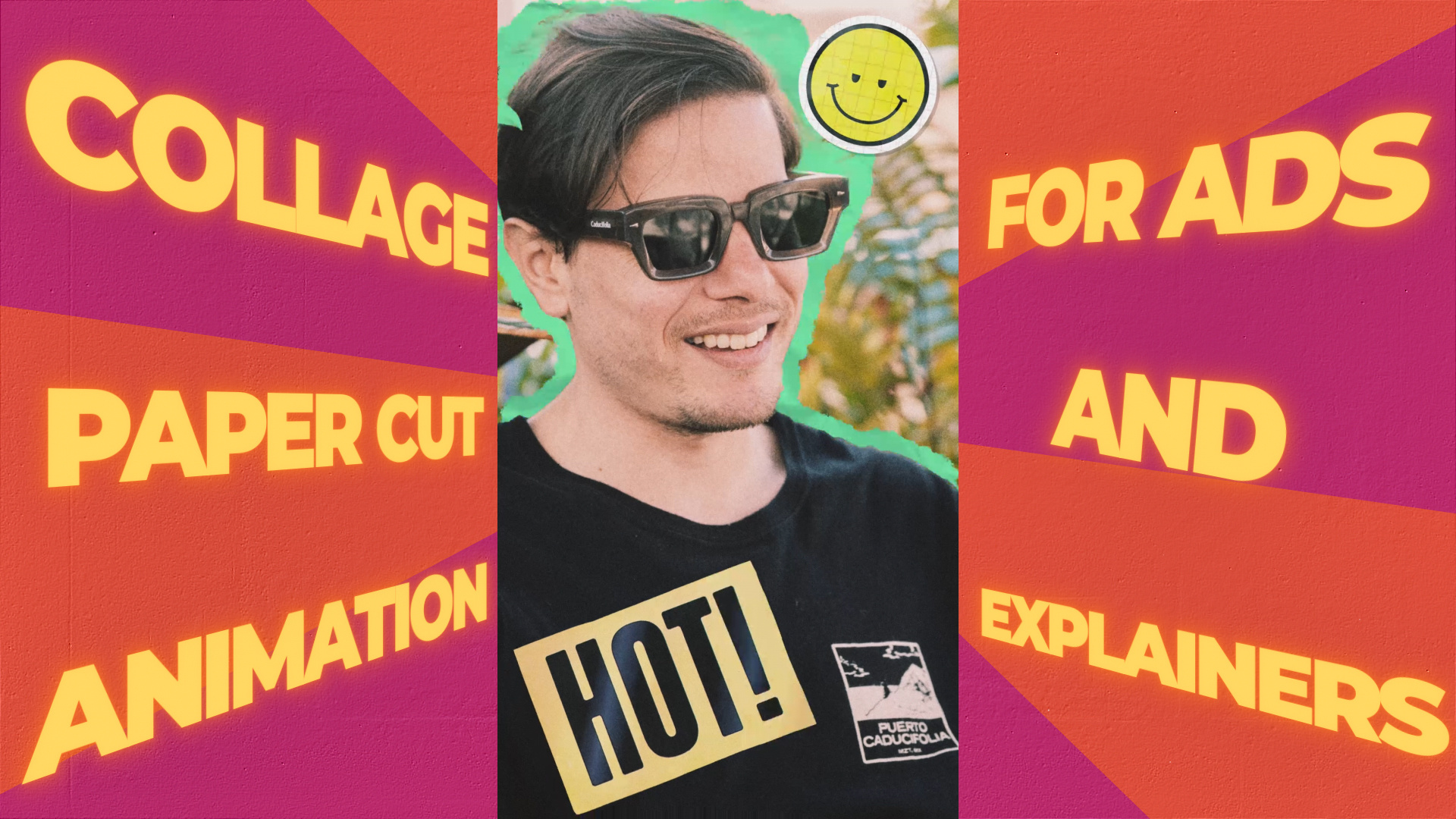 Collage Style Short Fun Video! ✂️🎬 ad advertisment after effects animation collage explainer motion design motion graphics paper paper cutout stop motion video
