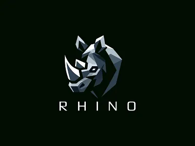 Rhino Vector Logo ani animal animal logo animals branding eagle eagle logo eagles logo lion logo polygon rhino rhino rhino head logo rhino logo rhino logo design rhino template rhinos top rhino