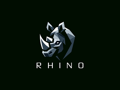 Rhino Vector Logo ani animal animal logo animals polygon rhino rhino rhino head logo rhino logo rhino logo design rhino template rhinos top rhino