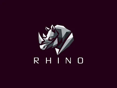 Rhino Vector Logo animal animal logo animals brand branding logo design logo for sale rhino rhino for sale rhino head logo rhino logo rhinos rhinos logo top logo design top rhino top rhino logos