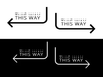 Luxury black arrow icons, Various packaging malls wayfinder way