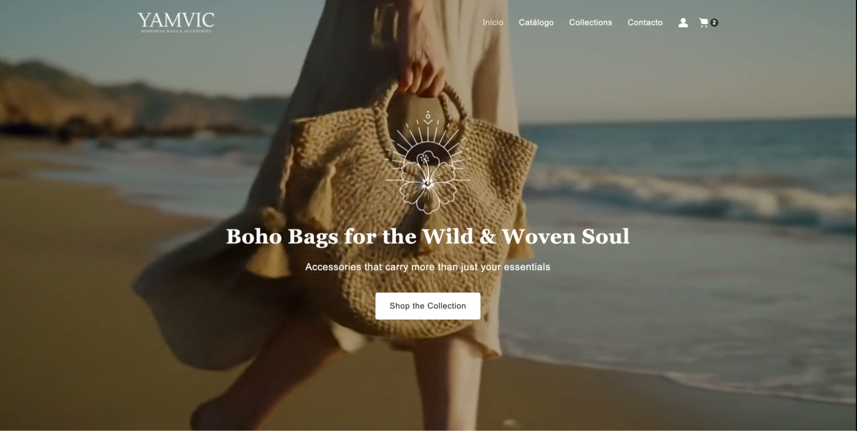 Example of Landing Page Or Mini Website