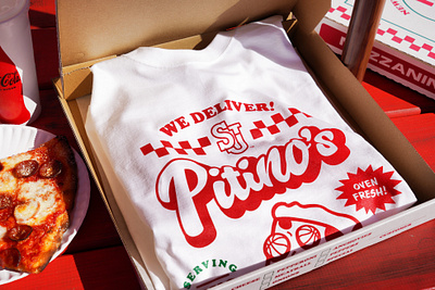Pitino's apparel basketball college graphic design new york nyc package design pizza sports