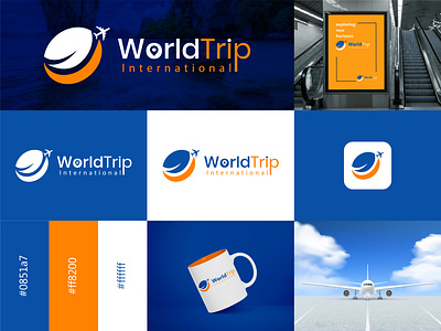 Travel Agency Logo agency logo branding graphic design illustration logo logo design logo designer travel travel logo typography ui vector
