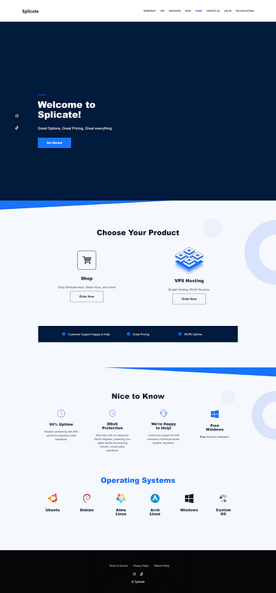 Splicate ui website
