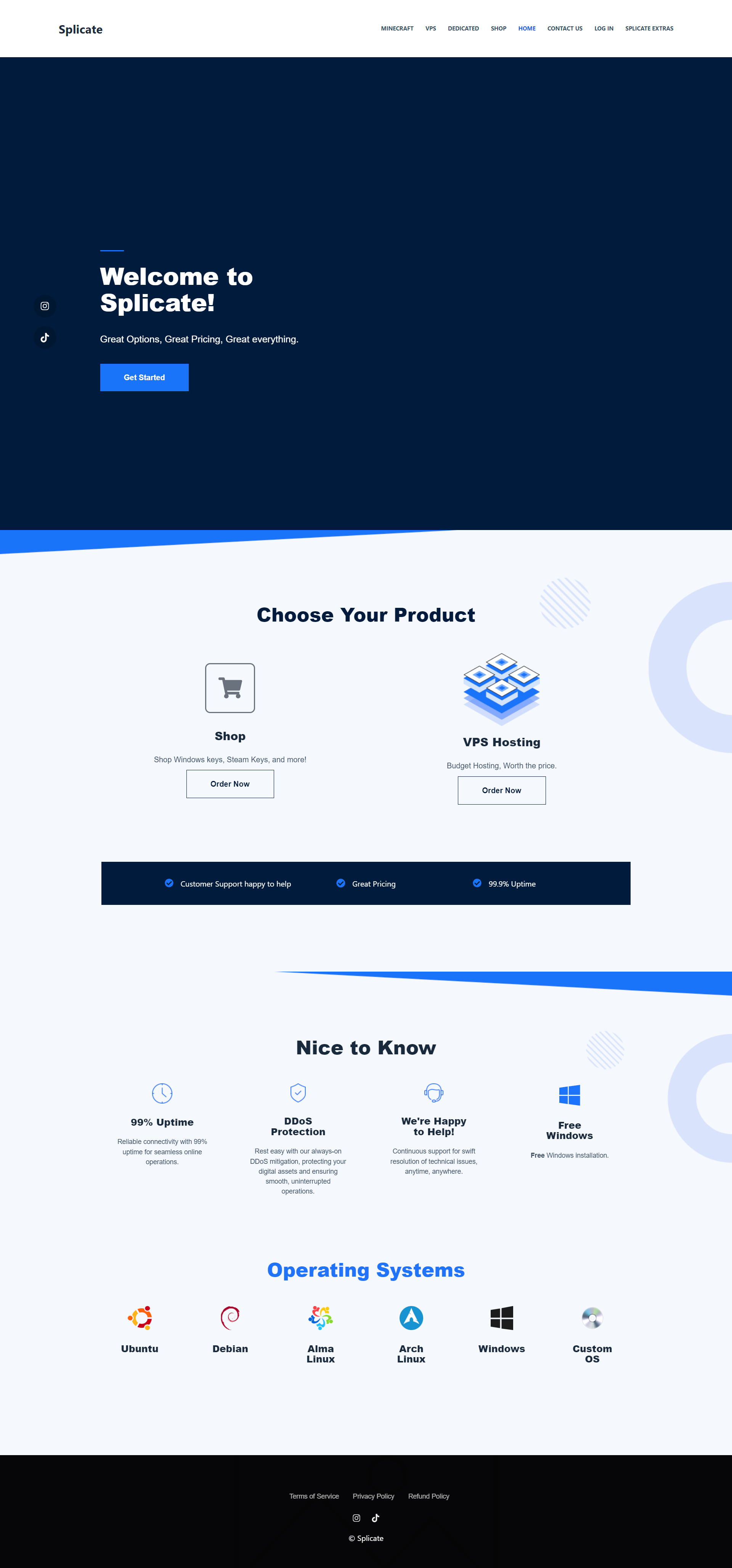 Example of Web Design (Price Lowered For Portfolio)
