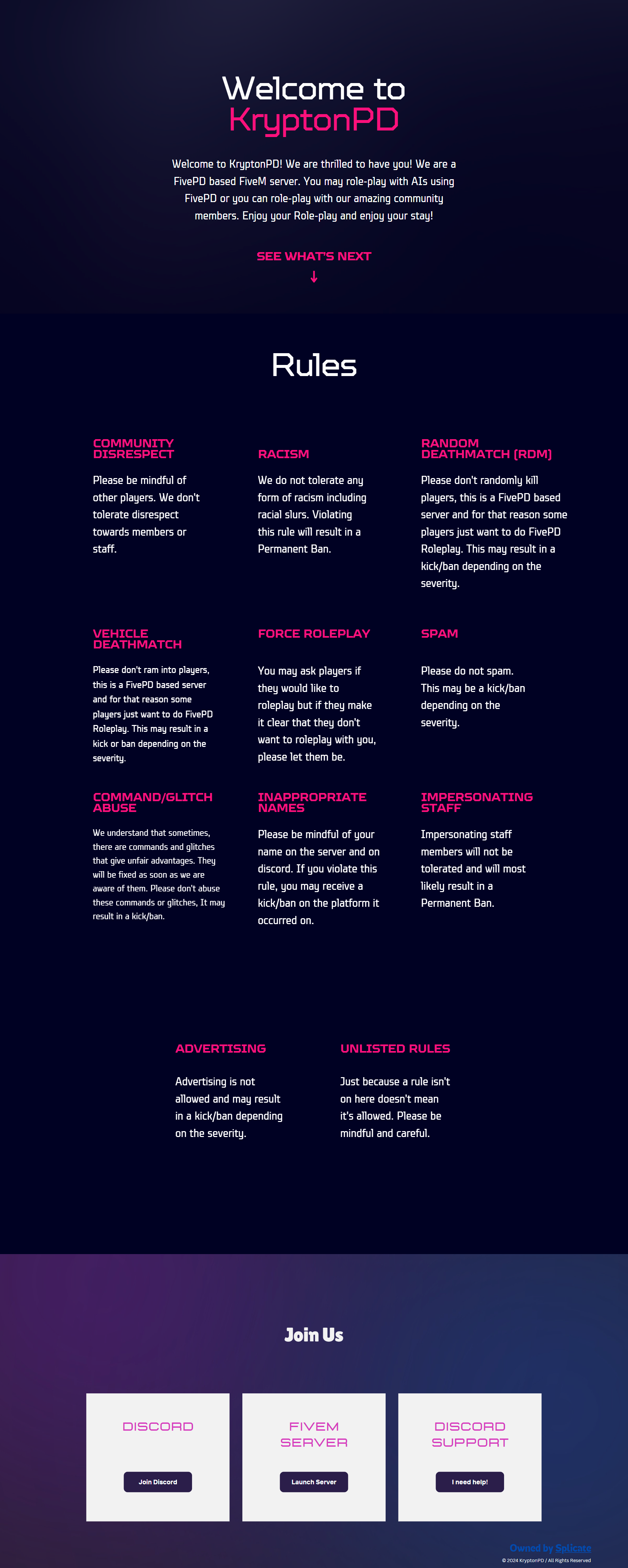 Example of Web Design (Price Lowered For Portfolio)