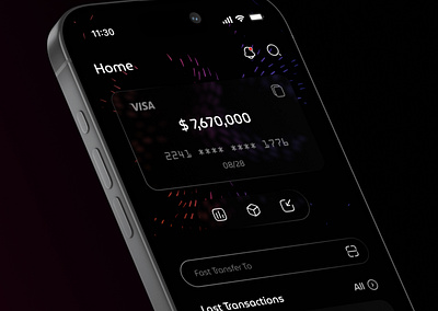 Bankify - Banking mobile app app bank banking glass payment ui ux
