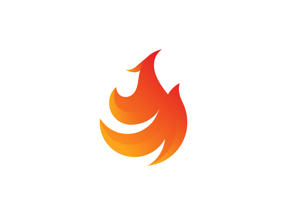 Modern, Creative, Abstract Phoenix Logo Design Image 0