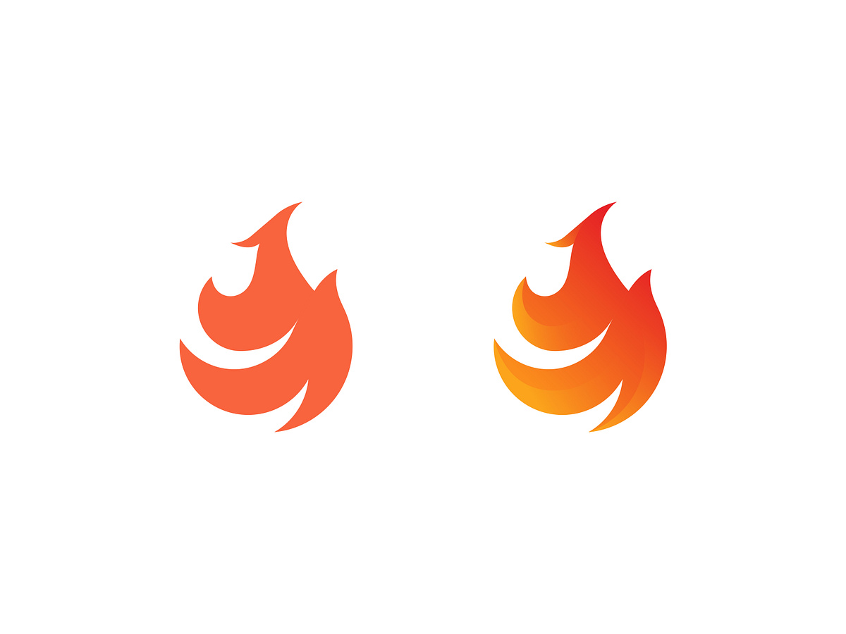 Modern, Creative, Abstract Phoenix Logo Design Image 1