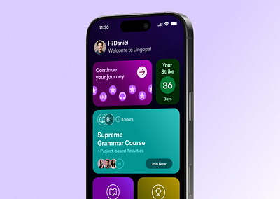 Lingopal - Language Learning App app doulingo language learning ui ux
