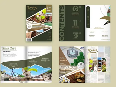 Magazine Cagar Beatiful Of Yogyakarta Indonesia 3d adobe animation branding cagar culture graphic design heritage history indonesia issue kraton layouting logo magazine majalah motion graphics naturalis of java ui