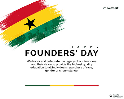 Ghana Founders day flyer