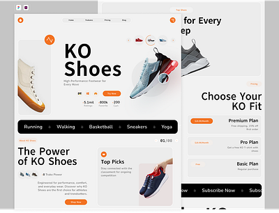👟 Ko Shoes - Shoes Shopping App e commerce fashion footwear store onlineshopping shoebrand shoecollection shoes app shoestore shoppingapp uiux design