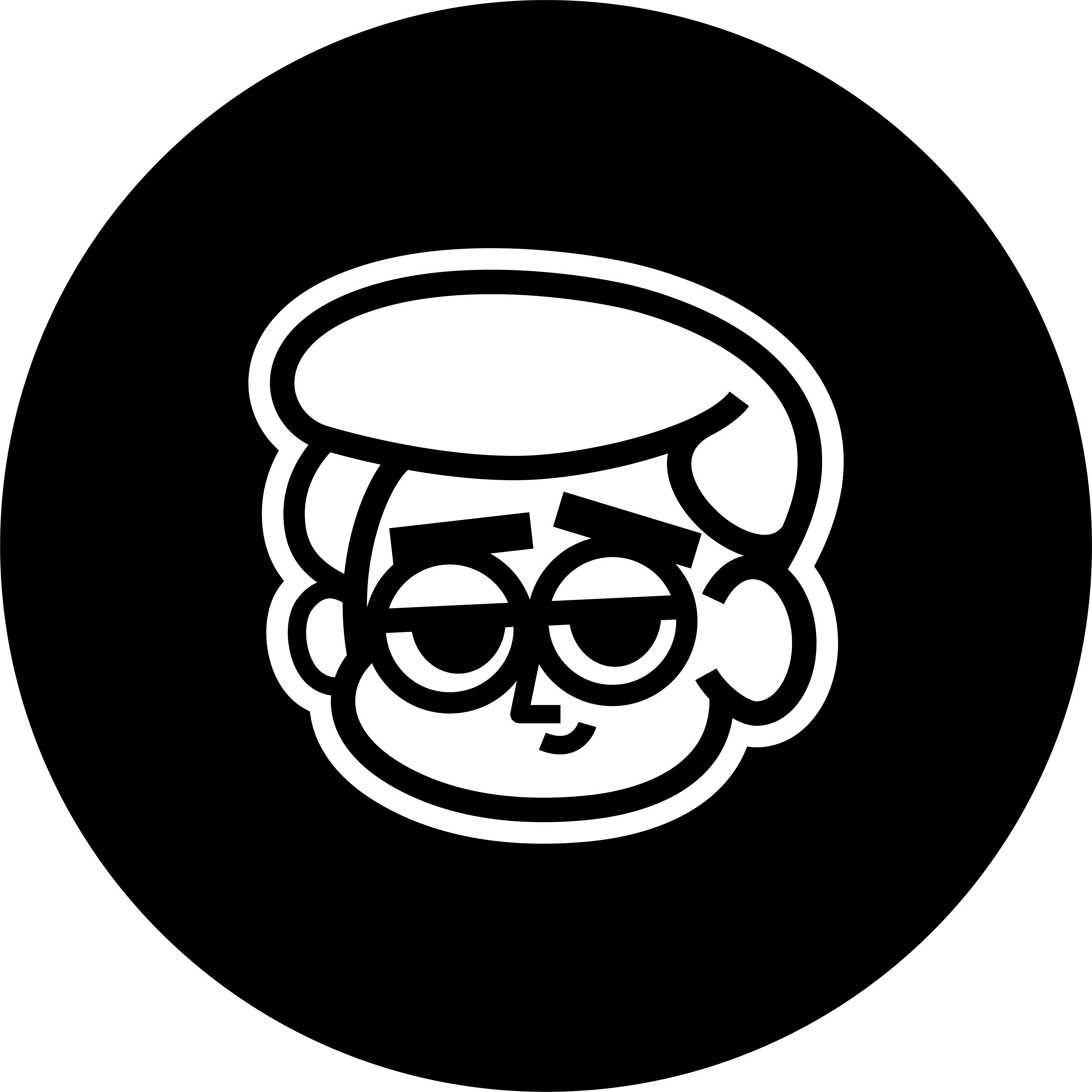 Mascot Design using illustrator black and white logo branding graphic design illustrative mascot logo mascot mascot design