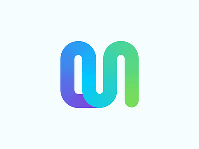Colorful M Letter Logo Design for Tech Software Company branding colorful logo icons logo logo design m letter logo m logo modern logo software company logo software logo technology logo