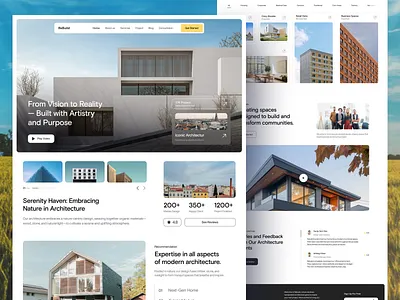 Rebuild Architecture Website clean design construction ecommerce elegant designer estate website fancy website homedecor interior design interior design website landing page minimal design real estate ui web design website website expert