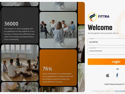 Login Page login ui ux web design website