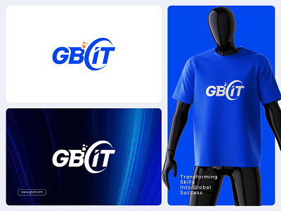 IT Institute Logo gbcit logo it company it institute logo it logo tech logo technology logo