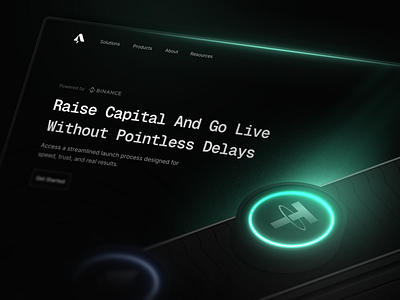 Web3 Crypto Hero Section 3d bitcoin coin crypto darkmode design etherum fake3d figma finance hero herosection illustration landing landingpage saas token web3