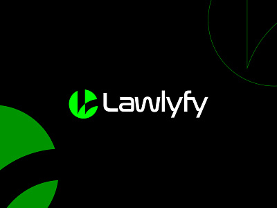 Lawlyfy circle l logo copyright law firm logo creative company logo l negative space logo law firm logo logo negative space logo