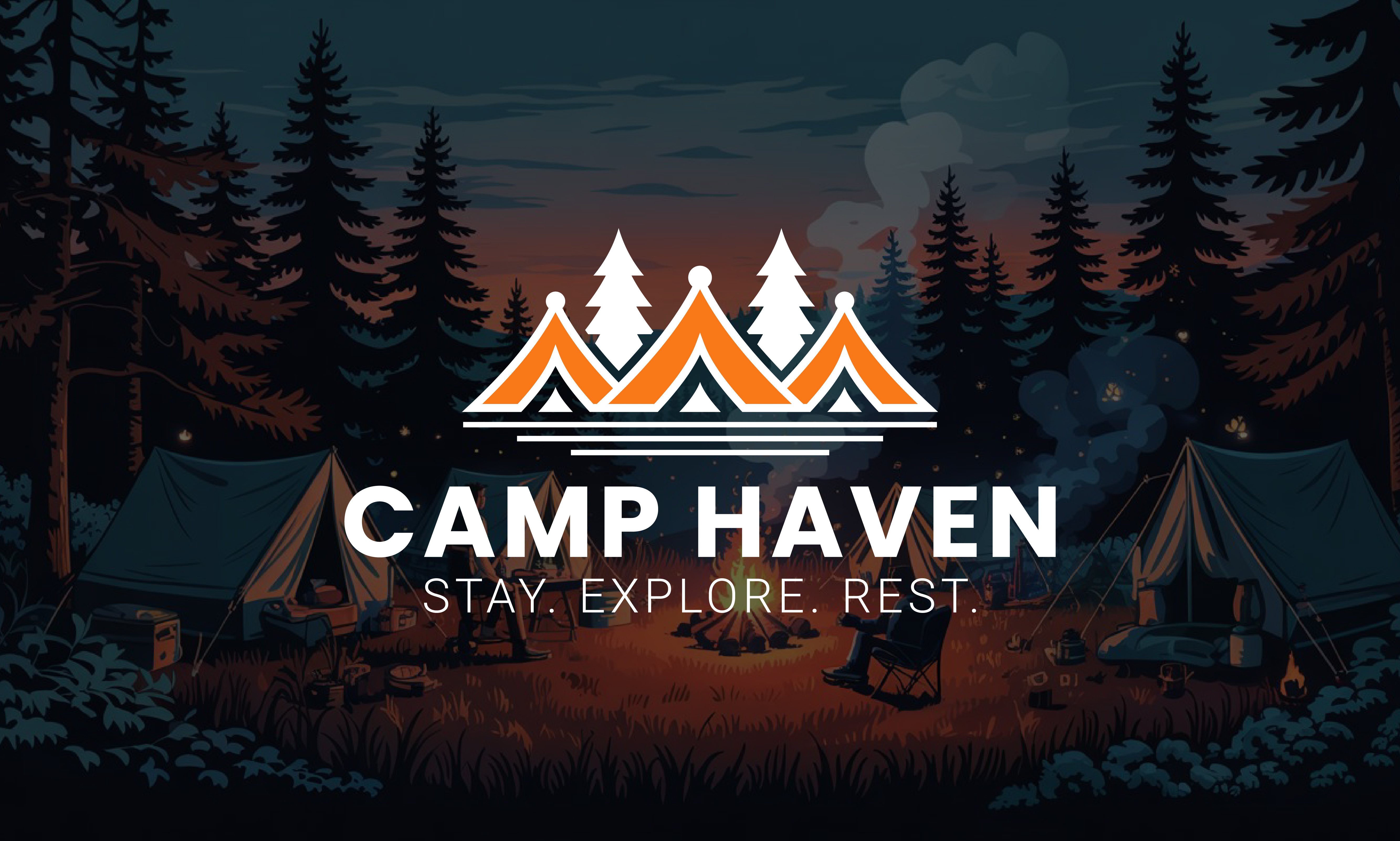 Example of Adventure Hunting Mountain Tourism Logo